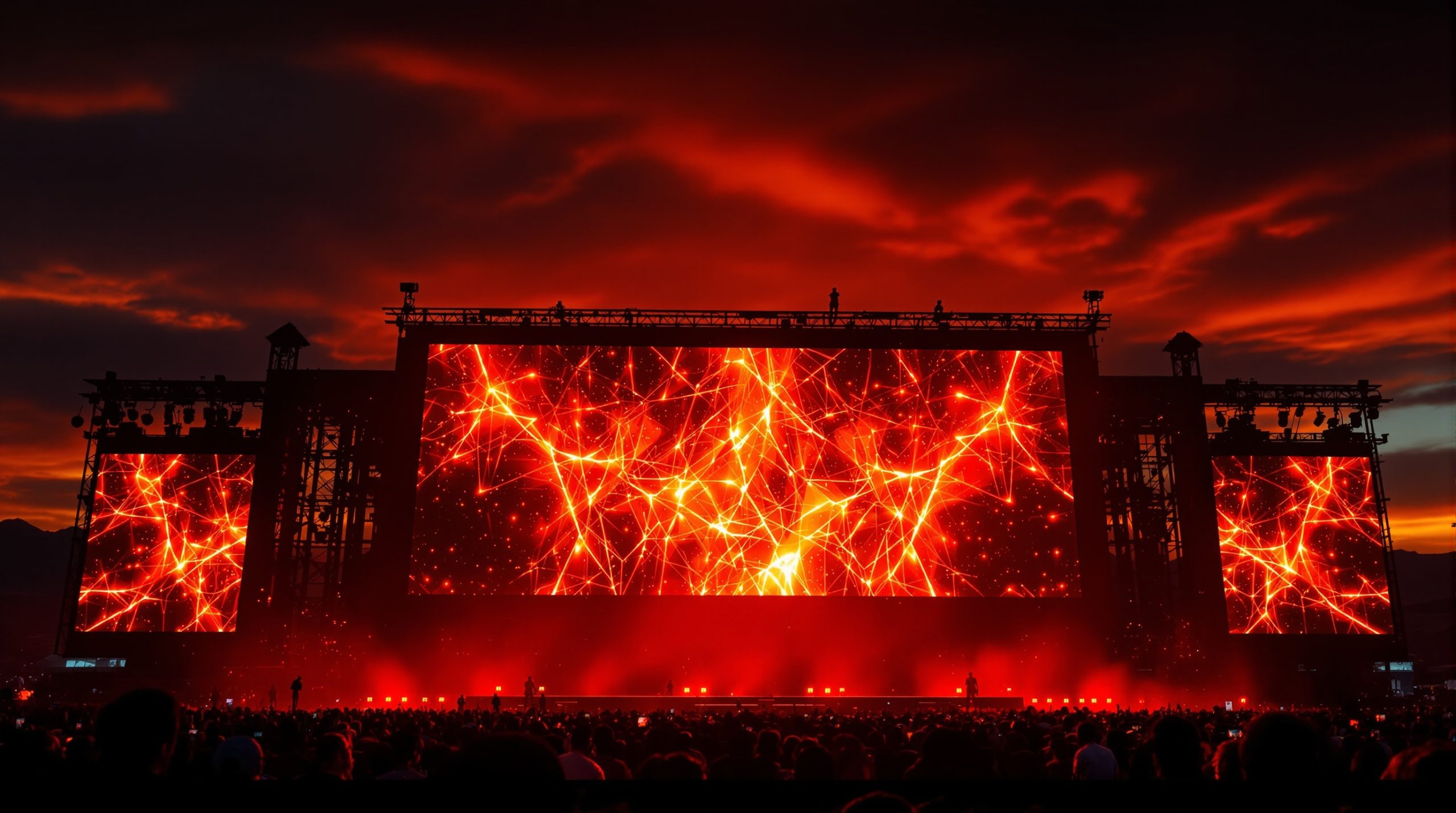 LED video wall at a Phoenix event venue