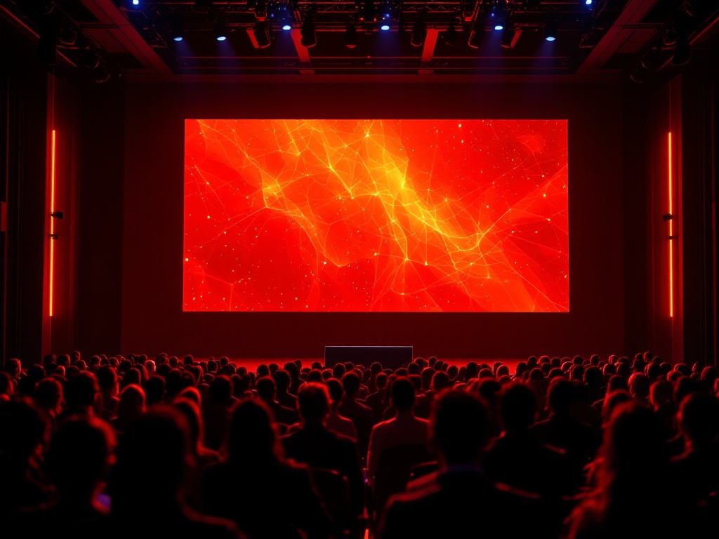 LED video wall at a corporate event in Phoenix