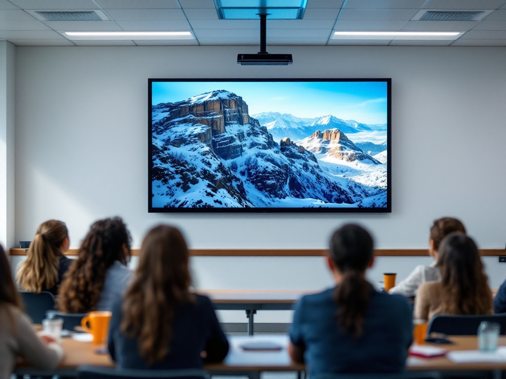 Inspire LED display in a classroom