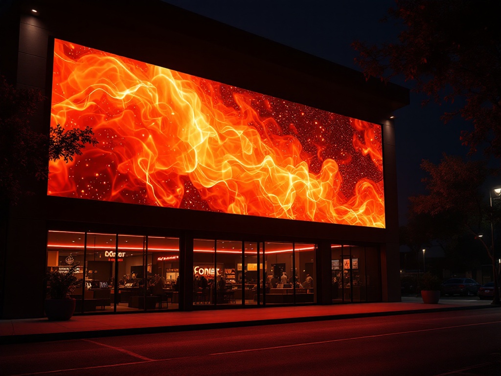 LED signage on a retail storefront in Phoenix