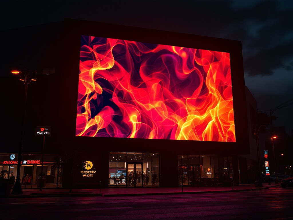 LED screen setup for an event in Paradise Valley, AZ