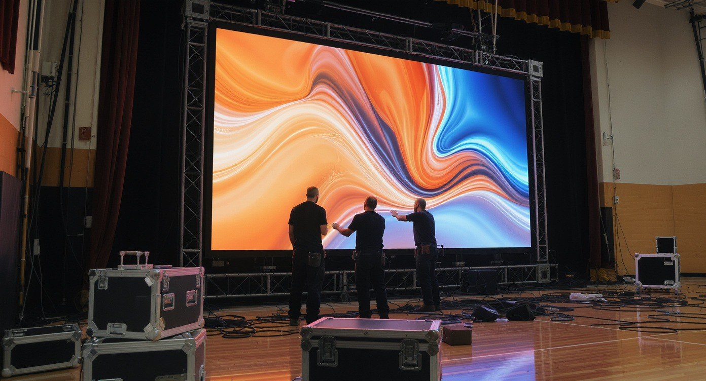 LED scoreboard for a Phoenix school