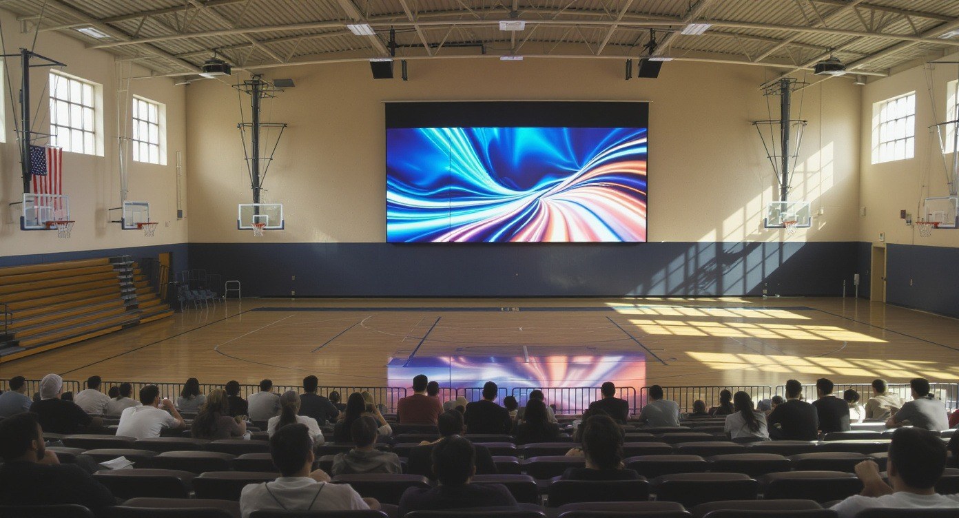 LED screen for a Phoenix school event